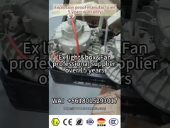 ATEX RoHS বিস্ফোরণ-প্রতিরোধী এলইডি আলোকসজ্জা বিপজ্জনক জোন 1 এর জন্য 180lm/ওয়াট Cree Bead সহ