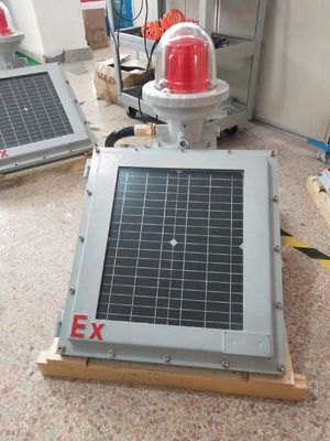 বিস্ফোরণ প্রমাণ সোলার এলইডি বাধা আলো বিপদজনক এলাকার জন্য IP65