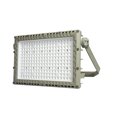 ATEX বিস্ফোরণ প্রতিরোধী 200W এলইডি ফ্লাড লাইট 50000Hrs 130Lm/W 120° Beam 60°/90° Opt জলরোধী Ip66 3 টাইম জোন 2/21/22