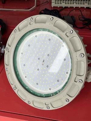 ৭৫W বিস্ফোরণ প্রমাণ এলইডি উচ্চ বে লাইট – সিলিং মাউন্ট করা, গুদাম ব্যবহারের জন্য এস এম সি (SMC) মোল্ড করা চাপ-প্রতিরোধী হাউজিং