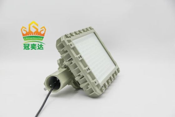 125-130 Lm/W লুমিনায়ার দক্ষতা সম্পন্ন বিস্ফোরণরোধী LED ফ্লাড লাইট, সিলিকন রাবার গ্যাসকেট এবং ঐচ্ছিকভাবে 90° বিম অ্যাঙ্গেল সহ