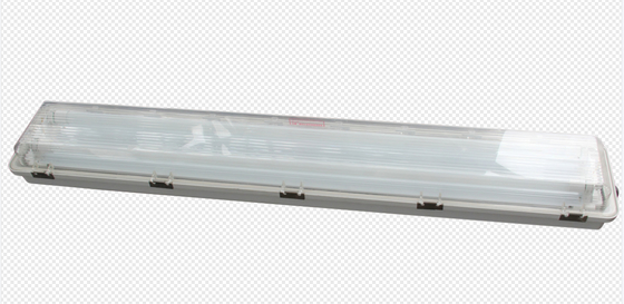 100lm/w শক্তি সঞ্চয় 600mm বিস্ফোরণ প্রতিরোধী ফ্লুরোসেন্ট লাইট সঙ্গে IP66 গ্রেড সুরক্ষা সঙ্গে 90mins জরুরী সময়