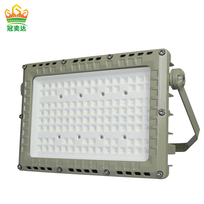 উচ্চ উজ্জ্বলতা 130lm/w 50w 100w 150w বিস্ফোরণ প্রতিরোধী LED ফ্লাডলাইট 500000 ঘন্টা জীবনকাল সঙ্গে