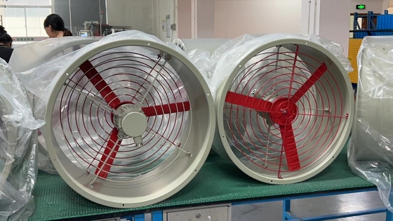 শিল্প 1450r/m বিস্ফোরণ প্রতিরোধী নিষ্কাশন 300mm ব্যাসাকার ফ্যান নিরাপদ এবং বিপজ্জনক এলাকার জন্য উচ্চ কার্যকারিতা বায়ুচলাচল