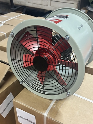 BAF IP54 বিস্ফোরণ প্রতিরোধী নিষ্কাশন ফ্যান 2000-9500m3/h অ্যালুমিনিয়াম খাদ লোহা সঙ্গে