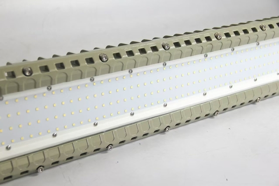 80W 100lm/W বিস্ফোরণ প্রতিরোধী রৈখিক আলো 100-277VAC 50-60Hz 24/36VDC Ra≥80