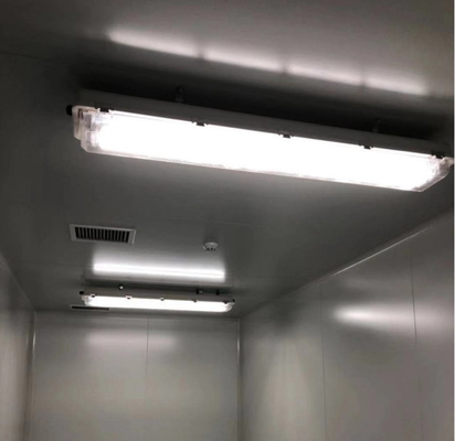 100lm/w দক্ষতা 2*36w ডাবল টিউব বিস্ফোরণ প্রতিরোধী LED লিনিয়ার আলো শিল্প এলাকার জন্য
