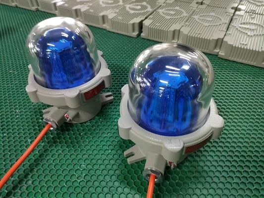 5-40W 120-180db কাস্টমাইজড সতর্কতা লাইট II 2 G Ex চিহ্ন এবং 150 ফ্ল্যাশ / মিনিট