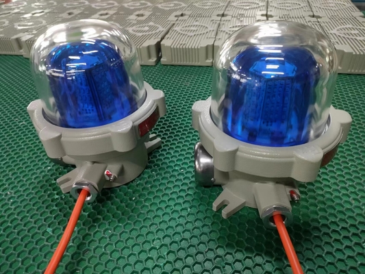 5-40W 120-180db কাস্টমাইজড সতর্কতা লাইট II 2 G Ex চিহ্ন এবং 150 ফ্ল্যাশ / মিনিট