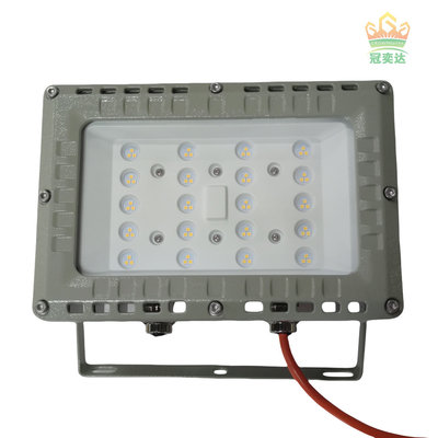 ATEX IECEx RoHS ISO9001 50W বিস্ফোরণ প্রতিরোধী এলইডি প্লাবন আলো বিপজ্জনক বর্জ্য স্থাপনার জন্য