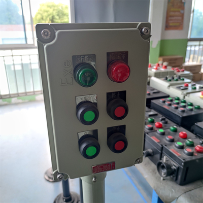 ATEX CNEX রেট IP66 WF2 সুরক্ষা AC110/220/380/460V সহ পেট্রোকেমিক্যাল কন্ট্রোল বক্স প্যানেল