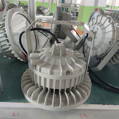 150W ATEX Div 1 ফ্লেমপ্রুফ এক্সপ্লোশনপ্রুফ এলইডি হাই বে লাইট 180lm/w, ডাব্লুএফ 2 সামুদ্রিক এবং শোধনাগার ব্যবহারের জন্য