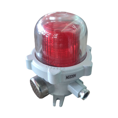 ATEX 120db IP65 বিস্ফোরণ প্রমাণ অ্যালার্ম লাইট 5w 10W জলরোধী ফায়ার হ্যাজার্ডাস স্থানে