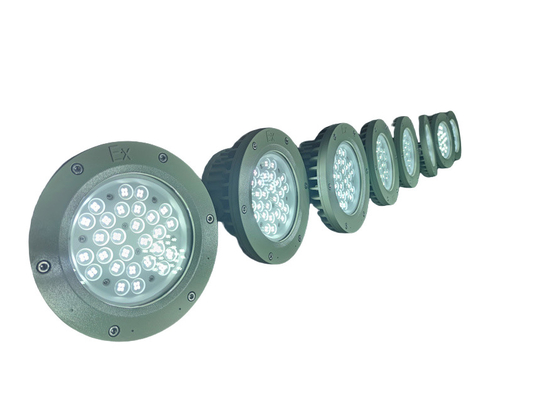 ডিভ 1 ATEX অনুমোদিত এক্সপ্রুফ ফ্লেমপ্রুফ LED বে লাইট WF2 ডিগ্রি 150Watt 180lm/w সহ