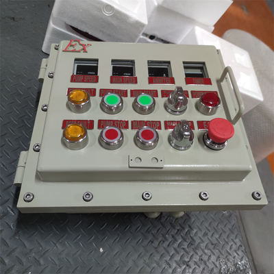 ATEX RoHS সার্টিফাইড ফ্লেমপ্রুফ জংশন বক্স ব্রড OEM উপলব্ধ AC220/380V