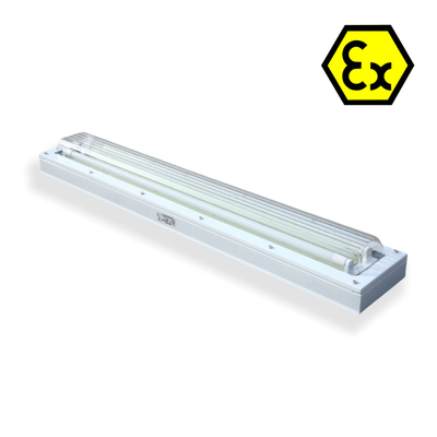 ATEX IECEx বিস্ফোরক প্রমাণ লিনিয়ার ফ্লুরোসেন্ট লাইট | উচ্চ স্থায়িত্ব, প্রশস্ত বিম অ্যাঙ্গেল – পেট্রোকেমিক্যাল ও খনি প্ল্যান্টের জন্য আদর্শ