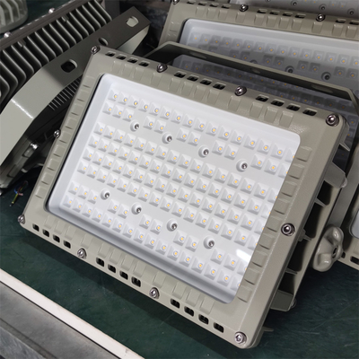 200W ATEX-সার্টিফাইড বিস্ফোরণ-প্রমাণ LED ফ্লাড লাইট পেট্রোকেমিক্যাল-এর জন্য শিখা-প্রতিরোধী আলো সমাধান 160lm/W লুমেন আউটপুট