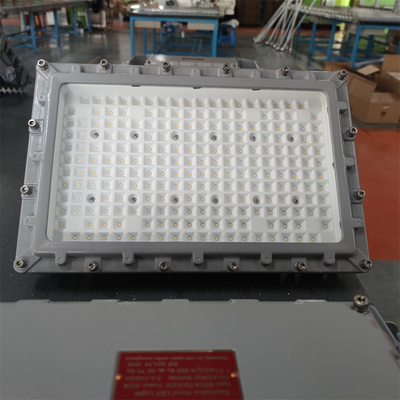 200W ATEX-সার্টিফাইড বিস্ফোরণ-প্রমাণ LED ফ্লাড লাইট পেট্রোকেমিক্যাল-এর জন্য শিখা-প্রতিরোধী আলো সমাধান 160lm/W লুমেন আউটপুট