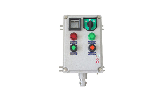 ATEX নিরাপত্তা Ex-proof নিয়ন্ত্রণ স্টেশন Flameproof বৈদ্যুতিক নিয়ন্ত্রণ বক্স 220/380Vac G1/2&quot;,G3/4&quot;,G1,G1.1/4&quot;,G1.1/2&quot;,G2