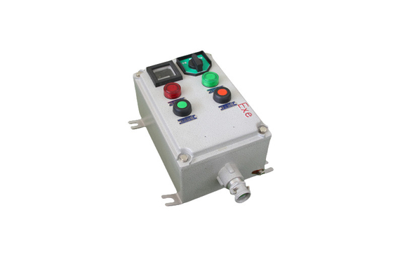 ATEX নিরাপত্তা Ex-proof নিয়ন্ত্রণ স্টেশন Flameproof বৈদ্যুতিক নিয়ন্ত্রণ বক্স 220/380Vac G1/2&quot;,G3/4&quot;,G1,G1.1/4&quot;,G1.1/2&quot;,G2