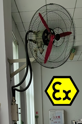 ATEX বিস্ফোরণ-প্রতিরোধী পিভটিং ফ্যান ৬৬০০-১৮০০m³/h IP54 স্থিতিশীল রাসায়নিক তেল গ্যাস খনি শিল্প এবং শক্তি-সাশ্রয়ী
