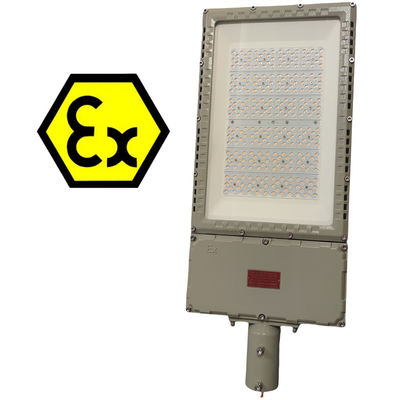 ATEX অ্যালুমিনিয়াম IP66 LED বিস্ফোরণ-প্রমাণ স্ট্রিট লাইট জোন১ জোন২ বিপজ্জনক এলাকার জন্য জলরোধী আউটডোর স্ট্রিট লাইট