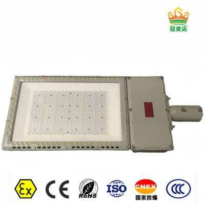 ATEX অ্যালুমিনিয়াম IP66 LED বিস্ফোরণ-প্রমাণ স্ট্রিট লাইট জোন১ জোন২ বিপজ্জনক এলাকার জন্য জলরোধী আউটডোর স্ট্রিট লাইট