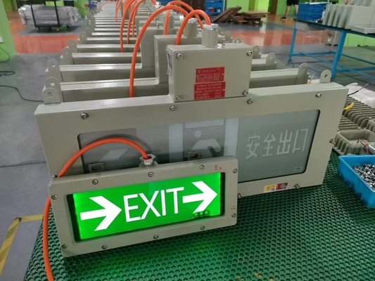 OEM বিস্ফোরণ-প্রমাণ এলইডি এক্সিট লাইট ২৪ভিডিসি/৩৬ভিডিসি/এসি | জোন ১/জোন ২ অ্যাপ্লিকেশনের জন্য সার্টিফাইড নিরাপত্তা আলো