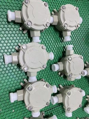 কাস্টম এনক্লোজার IP66 জলরোধী ATEX জংশন বক্স এনক্লোজার শিখা প্রতিরোধক পাওয়ার 220V/380V ঢালাই অ্যালুমিনিয়াম জংশন বক্স