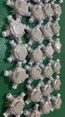 Ex Mark Ex Db IIC T6 Gb/ Ex Tb IIIC T80°C Db তাপ প্রতিরোধী অ্যালুমিনিয়াম খাদ উপাদান সহ অগ্নিরোধী সংযোগকারী কেস