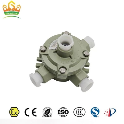 IP65 WF1 বিস্ফোরণ প্রমাণ বৈদ্যুতিক সংযোগ বাক্স ডাই কাস্টিং অ্যালুমিনিয়াম IP65 2 3 এন্ট্রি হরাইজন
