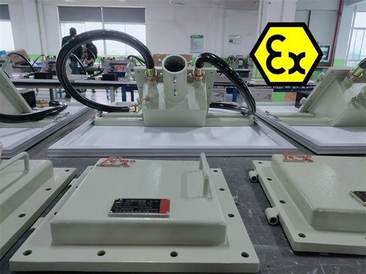 বিস্ফোরণ প্রতিরোধী সৌর স্ট্রিট লাইট Atex IECEx অনুমোদিত WF2 IP66 100 ওয়াট 140lm