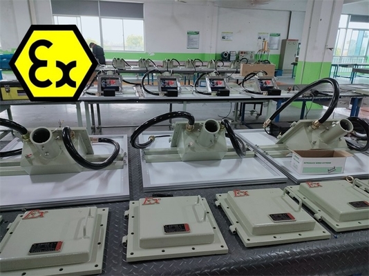 ATEX IECEx বিস্ফোরণ প্রতিরোধী সৌর LED স্ট্রিট লাইটিং ফ্লেমপ্রুফ সামুদ্রিক গ্রেড অ্যালুমিনিয়াম
