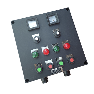 380V Flameproof Exproof GRP নিয়ন্ত্রণ স্টেশন CNEX ATEX অনুমোদিত সমগ্র প্লাস্টিক কাস্টমাইজযোগ্য ক্যাবল এন্ট্রি অফশোর অনশোর জোন1 জোন2 এর জন্য