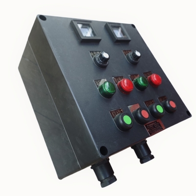 380V Flameproof Exproof GRP নিয়ন্ত্রণ স্টেশন CNEX ATEX অনুমোদিত সমগ্র প্লাস্টিক কাস্টমাইজযোগ্য ক্যাবল এন্ট্রি অফশোর অনশোর জোন1 জোন2 এর জন্য