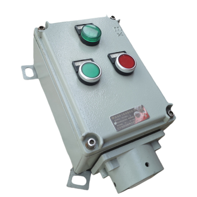 220V 380V বিস্ফোরণ-প্রমাণ বোতাম নিয়ন্ত্রণ স্টেশন সামুদ্রিক গ্রেড অ্যালুমিনিয়াম আইপি 66 কাস্টমাইজড তারের প্রবেশের সাথে অ্যান্টি-কোরোশন নিরাপদ স্থিতিশীল জন্য ZONE1 ZONE2 ZONE21 ZONE22