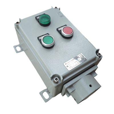 220V 380V বিস্ফোরণ-প্রমাণ বোতাম নিয়ন্ত্রণ স্টেশন সামুদ্রিক গ্রেড অ্যালুমিনিয়াম আইপি 66 কাস্টমাইজড তারের প্রবেশের সাথে অ্যান্টি-কোরোশন নিরাপদ স্থিতিশীল জন্য ZONE1 ZONE2 ZONE21 ZONE22