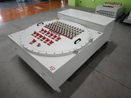 শক্তি - ATEX বিস্ফোরণ-প্রমাণ কন্ট্রোল স্টেশন শিখা-প্রমাণ বৈদ্যুতিক কন্ট্রোল বক্স 220/380Vac G1/2" G3/4" G1 G1.1/4" G1.1/2" G2