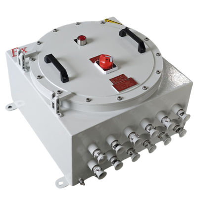 শক্তি - ATEX বিস্ফোরণ-প্রমাণ কন্ট্রোল স্টেশন শিখা-প্রমাণ বৈদ্যুতিক কন্ট্রোল বক্স 220/380Vac G1/2" G3/4" G1 G1.1/4" G1.1/2" G2