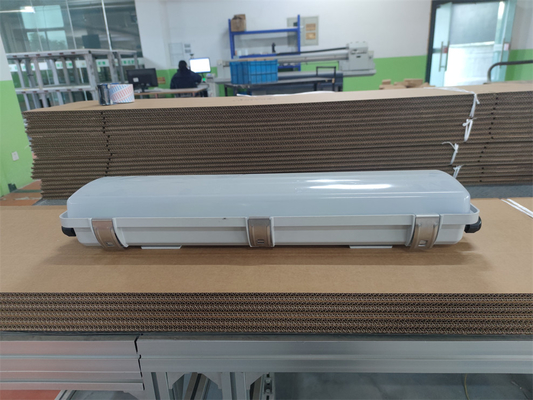 2*18w/2*36w বিস্ফোরণ প্রতিরোধী ফ্লুরোসেন্ট লাইট IP66 WF2 সুরক্ষা স্তর উচ্চ CRI Ra≥70