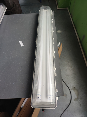 2*54W অ্যান্টি-বিস্ফোরণ ফ্লুরোসেন্ট লাইট ATEX IECEx সার্টিফাইড ওয়াটারপ্রুফ WF2 100lm/w আলোকসজ্জা দক্ষতা সিলিং মাউন্ট জোন 21 22 1 2 জন্য