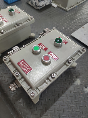 10A Exd Explosion Proof Control Sation ATEX Rated Marine Grade Aluminum Cable Entry G3/4&quot; 220VAC 380VAC ZONE1 Class1 বিপজ্জনক এলাকার জন্য