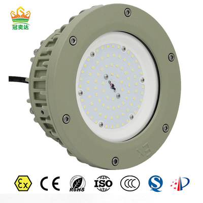 150W ATEX Div 1 ফ্লেমপ্রুফ এক্সপ্লোশনপ্রুফ এলইডি হাই বে লাইট 180lm/w, ডাব্লুএফ 2 সামুদ্রিক এবং শোধনাগার ব্যবহারের জন্য