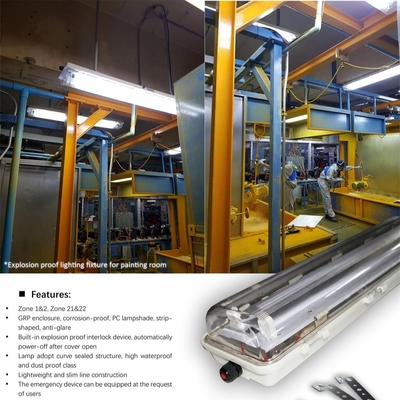 ATEX IECEx বিস্ফোরক প্রমাণ লিনিয়ার ফ্লুরোসেন্ট লাইট | উচ্চ স্থায়িত্ব, প্রশস্ত বিম অ্যাঙ্গেল – পেট্রোকেমিক্যাল ও খনি প্ল্যান্টের জন্য আদর্শ