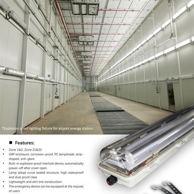 ATEX সার্টিফাইড বিস্ফোরণ প্রমাণ T5 LED ফিক্সচার – 18W এবং 36W টিউব, তেল ও গ্যাস ও রাসায়নিকের জন্য IP66 জলরোধী