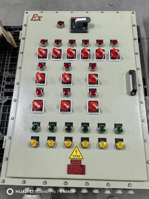 IP65 বিস্ফোরণ সুরক্ষা প্যানেল বক্স সঙ্গে পাউডার লেপ ফিনিস অ্যালুমিনিয়াম ≤225A ভোল্টেজ বিস্ফোরণ প্রতিরোধী প্যানেল