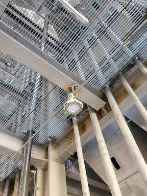 ফ্ল্যাট এক্সপ্লোশন প্রুফ LED হাই বে লাইট 5000k ATEX ওয়াটারপ্রুফ 120W Ip66