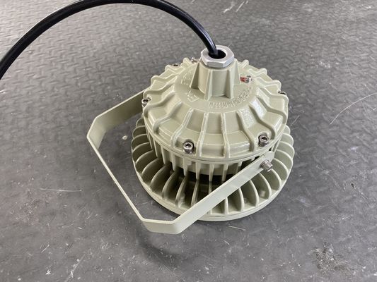Ex IIC T6 IP66 anti sand anti UV wide temperature explosion proof LED high bay lamp for dangerous warehouse. বিপজ্জনক গুদামের জন্য এলইডি হাই বে ল্যাম্প