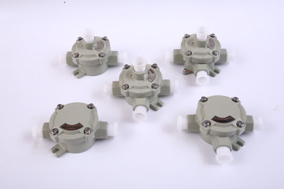 কাস্টমাইজযোগ্য আইপি 65 এক্স প্রুফ ইলেকট্রিকাল জংশন বক্স অ্যালুমিনিয়াম শেল ক্যাবল এন্ট্রি G1/2" G3/4" G1" G1 1/4 G1 1/2" G2"