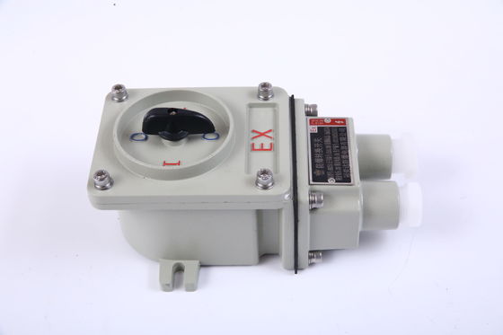 গরম বিক্রয় AC220V/380V অ্যালুমিনিয়াম খাদ বিস্ফোরণ প্রতিরোধী পরিবর্তন সুইচ 5 বছর ওয়ারেন্টি Atex